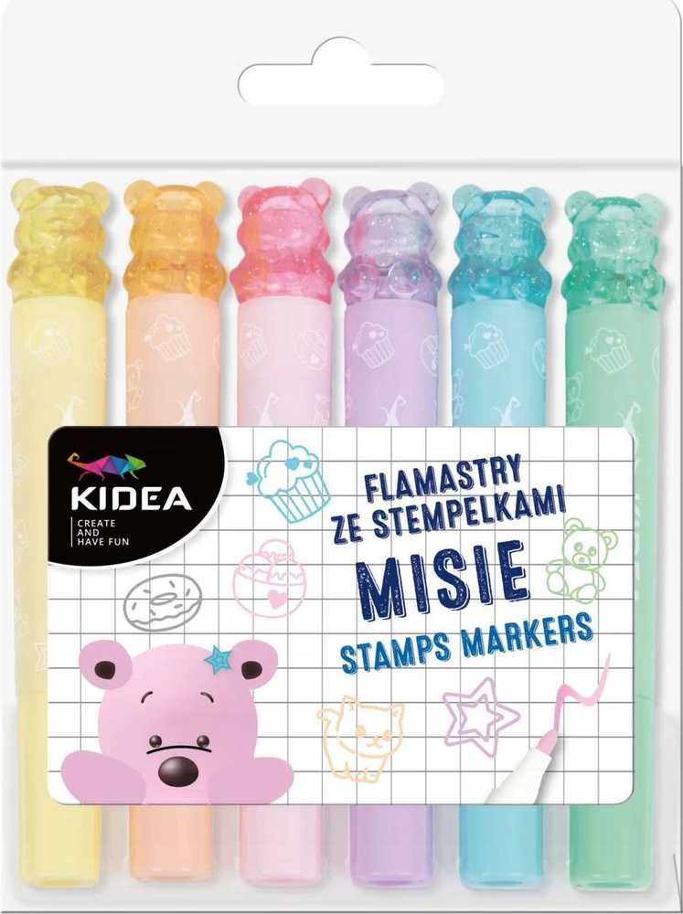 Derform Flamaster 6 kol. Kidea (FSM6KA)