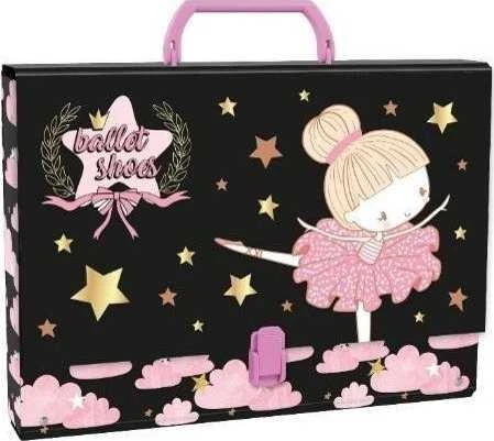A4 aplankas su rankena Ballerina