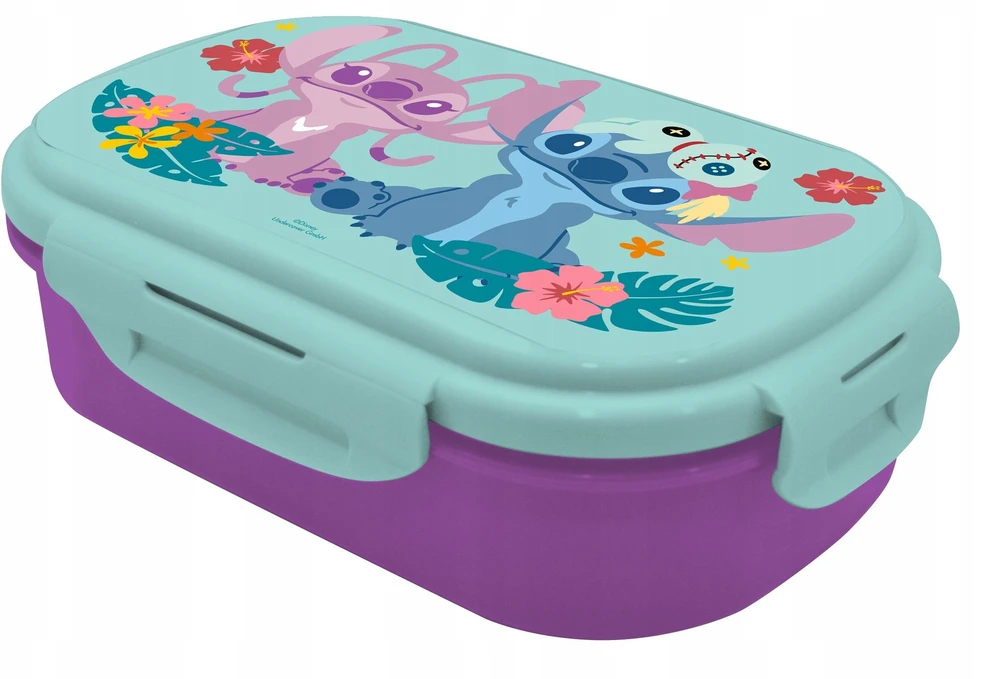 Pietų dėžutė su stalo įrankiu vaikams Kids Euroswan „Lilo & Stitch“