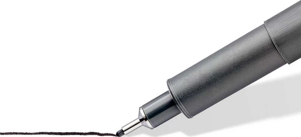 Staedtler Pisak su atramentem pigmentowym komplektas 4 vnt. (0.1 0.3 0.5 0.7mm) Staedtler