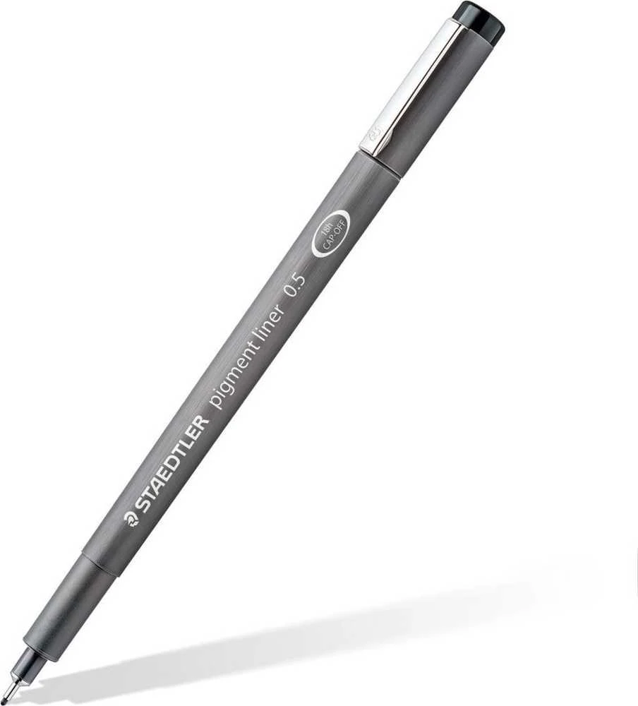 Staedtler Pisak su atramentem pigmentowym komplektas 4 vnt. (0.1 0.3 0.5 0.7mm) Staedtler