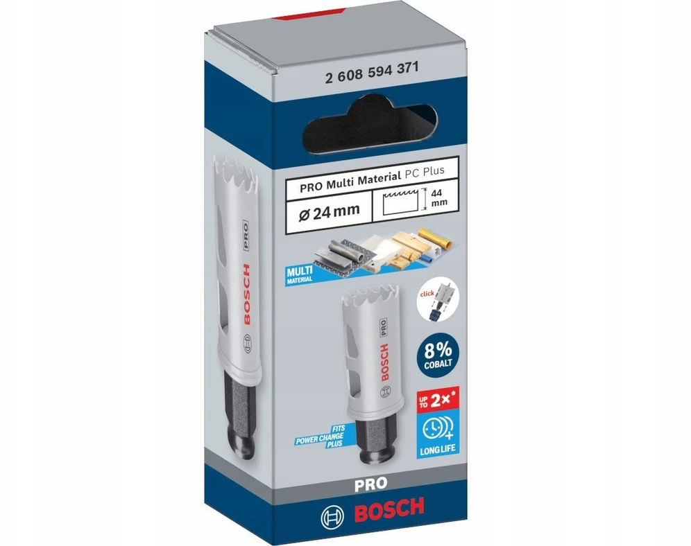 Bosch 24 mm ręž.karūna PRO PC Plus Multi Material