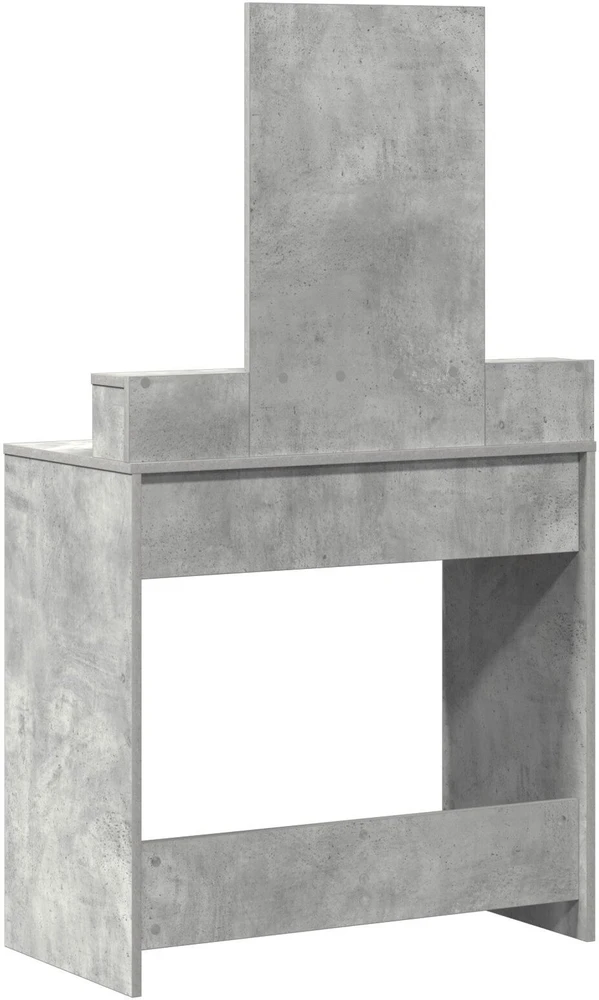 Makiažo stalas Betono pilka 79 x 41 x 140 cm Apdirbta mediena