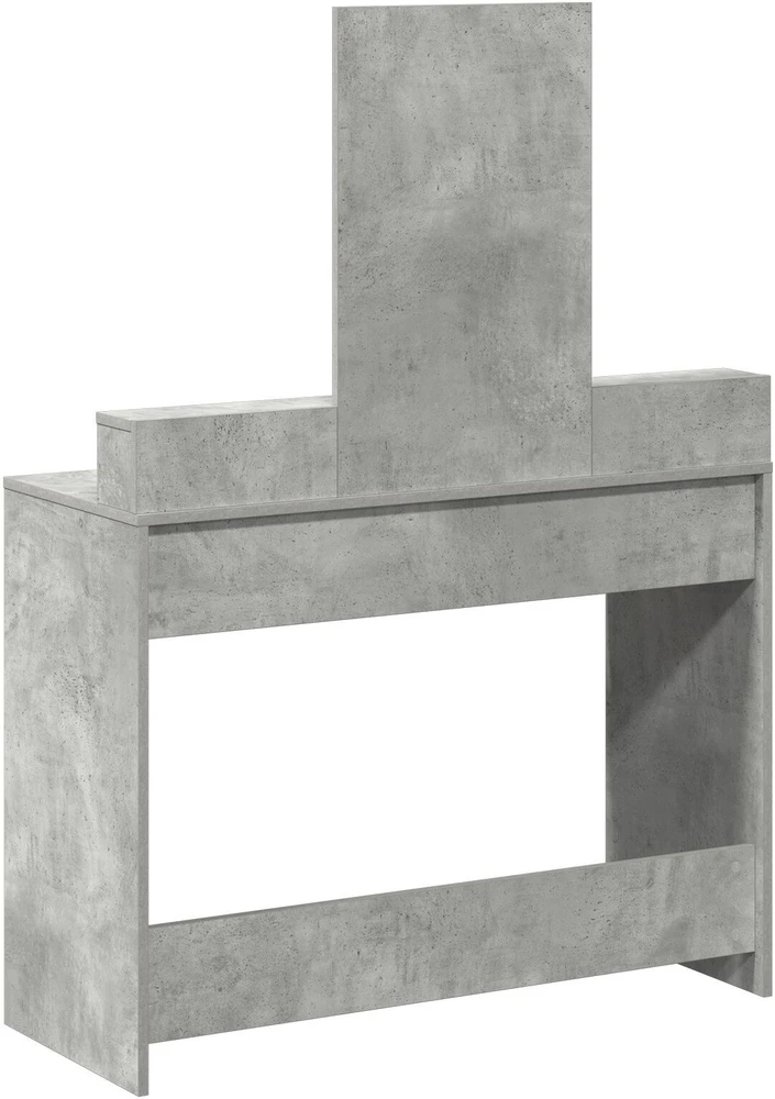 Makiažo stalas Betono pilka 100 x 41 x 140 cm Apdirbta mediena