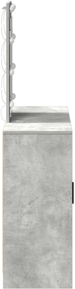 Makiažo stalas Šviesiai pilka 102 x 33 x 135 cm