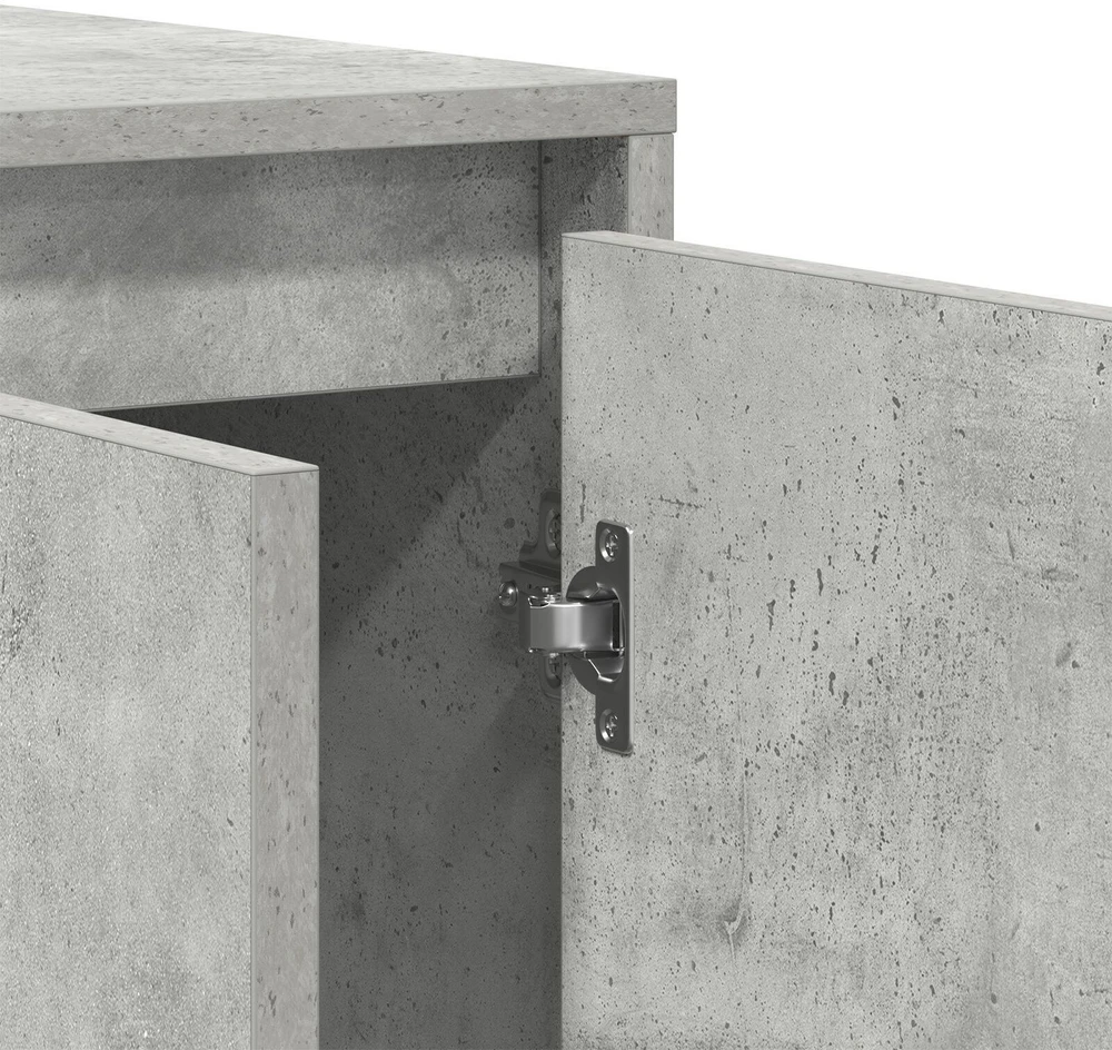 Kabalas Betono pilka 120 x 41 x 75 cm Apdirbta mediena