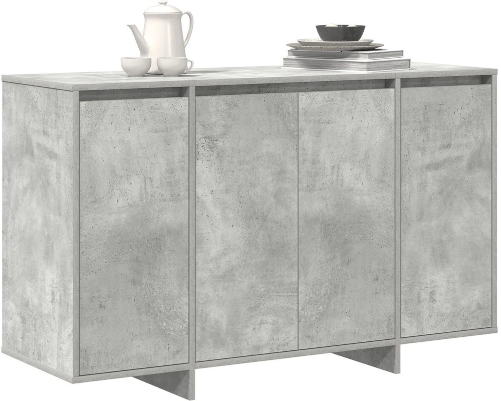 Kabalas Betono pilka 120 x 41 x 75 cm Apdirbta mediena