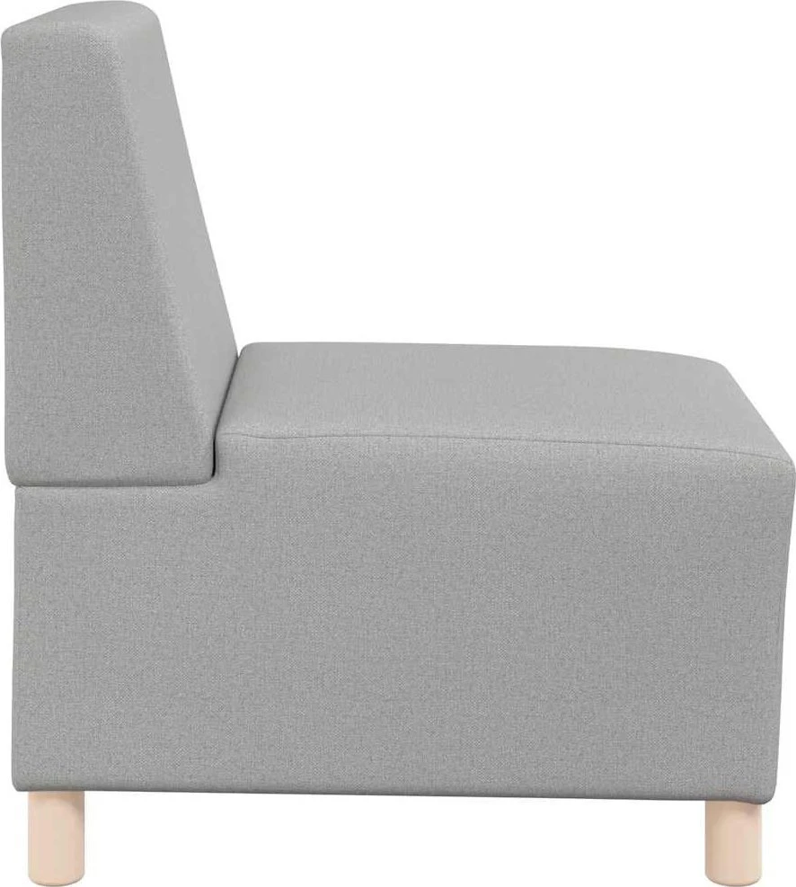 Fotelis Modulinis sofa vienetas be rankų Debesų pilka 55 x 74 x 82 cm