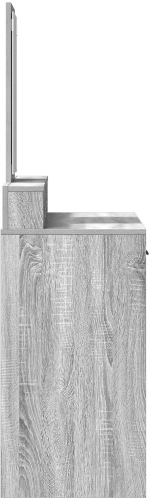 Makiažo stalas Pilkas Sonoma 100 x 41 x 140 cm Apdirbta mediena