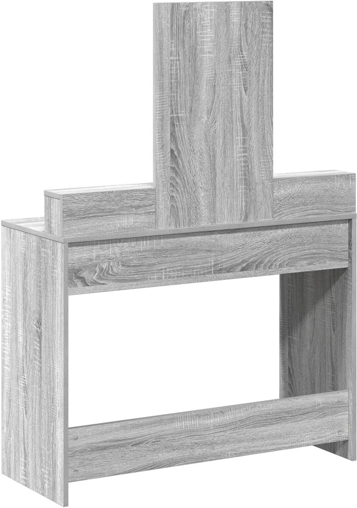 Makiažo stalas Pilkas Sonoma 100 x 41 x 140 cm Apdirbta mediena