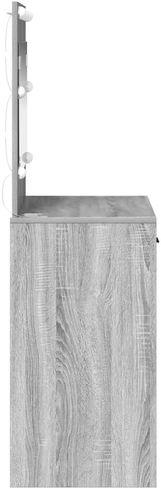 Makiažo stalas Pilkas Sonoma 78,5 x 41 x 135 cm