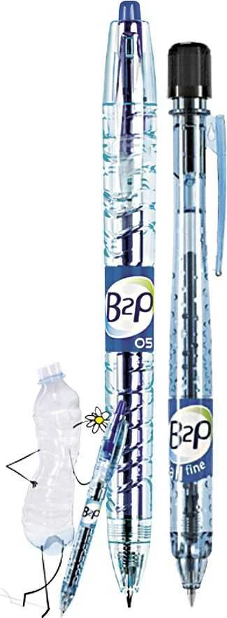 Pilot Pen Gelinis rašiklis Pultas B2P, 0,5 mm, juodos sp. rašalas