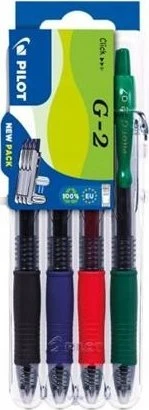 Pilot Pen Pilot G-2 gelio rašiklis 4vnt. Pultas