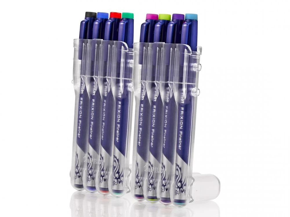 Pilot Pen Pilot Frixion plonas flomasteris - Set2Go - su 8 vnt. įvairių spalvų