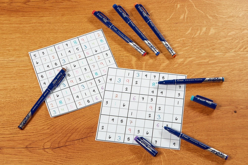 Pilot Pen Pilot Frixion plonas flomasteris - Set2Go - su 8 vnt. įvairių spalvų