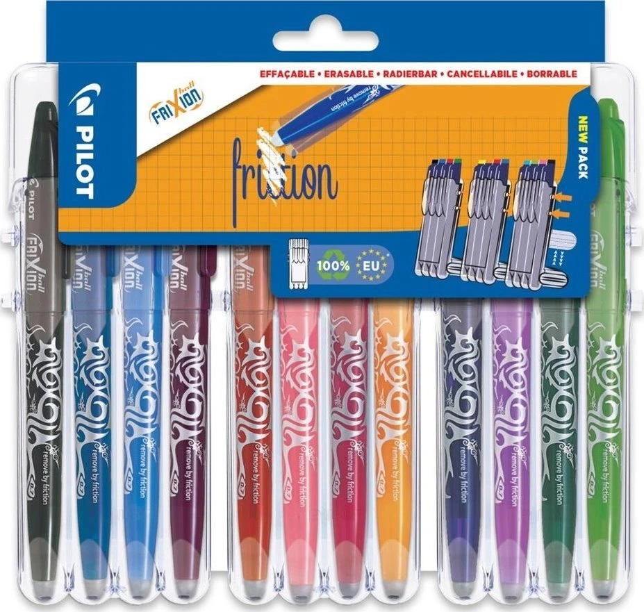 Pilot Pen Pilot FriXion 0.7 tušinukas 12 spalvų Pultas