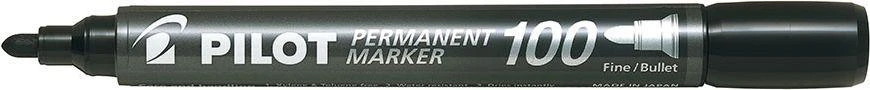 Pilot Pen Permanentinis žymeklis Pultas MARKER 100/400, apvali galvutė, juodas rašalas