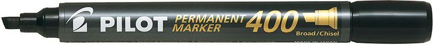 Pilot Pen Permanentinis žymeklis Pultas MARKER 100/400, kirsta galvutė, juodas rašalas