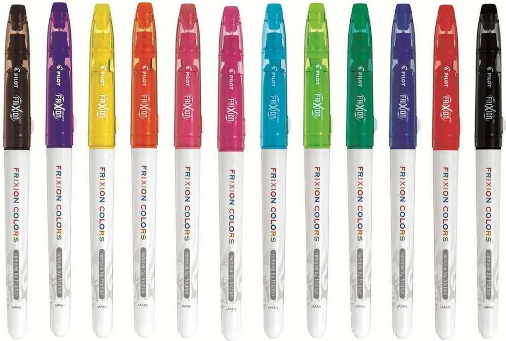 Pilot Pen Trinami flomasteriai Pultas FRIXION COLORS, 12 spalvų