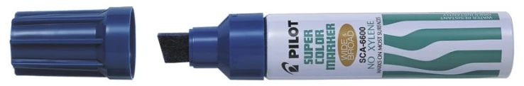 Pilot Pen Pilot Marker permanentny SCA-6600L 3-10 mm Mėlyna