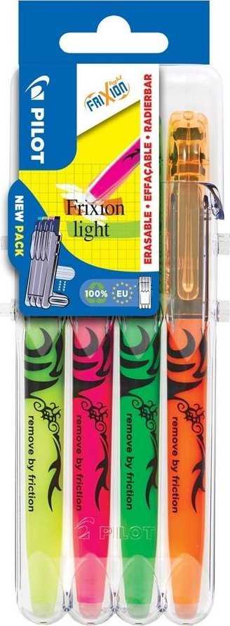 Pilot Pen Pilot - Frixion žymekliai šviesūs Se2Go Basic (4 spalvos)