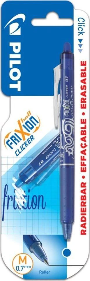 Pilot Pen Automatinis tušinukas Frixion Clicker 0,7 mm, mėlynos spalvos