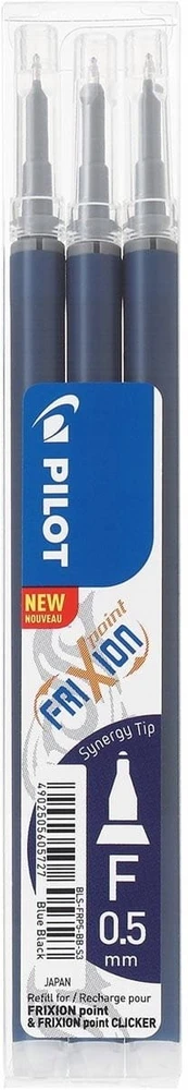 Pilot Pen Pilot ritininis rašiklis FriXion Point, mėlyna, fine, mėlyna, 0,5 mm, 0,25 mm (BLS-FRP5-S3-BB)