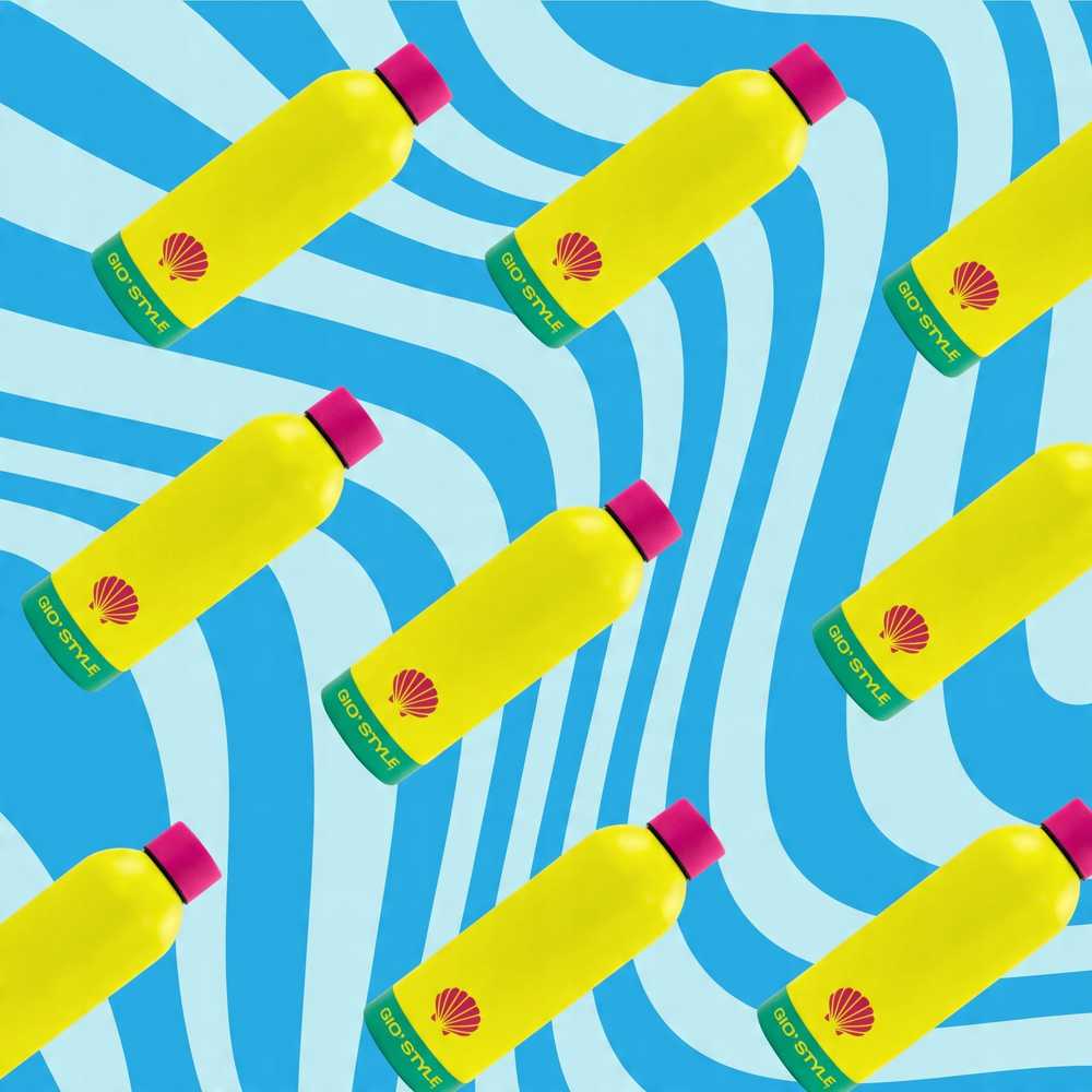 Gio`style Fluo Bottle 0.75L assorted pink/yellow/žalias/mėlynas