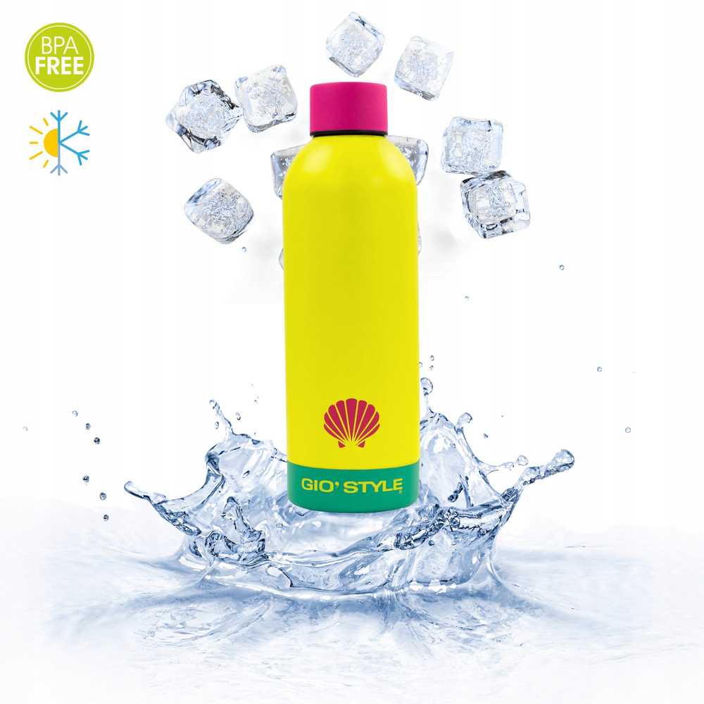 Gio`style Fluo Bottle 0.75L assorted pink/yellow/žalias/mėlynas