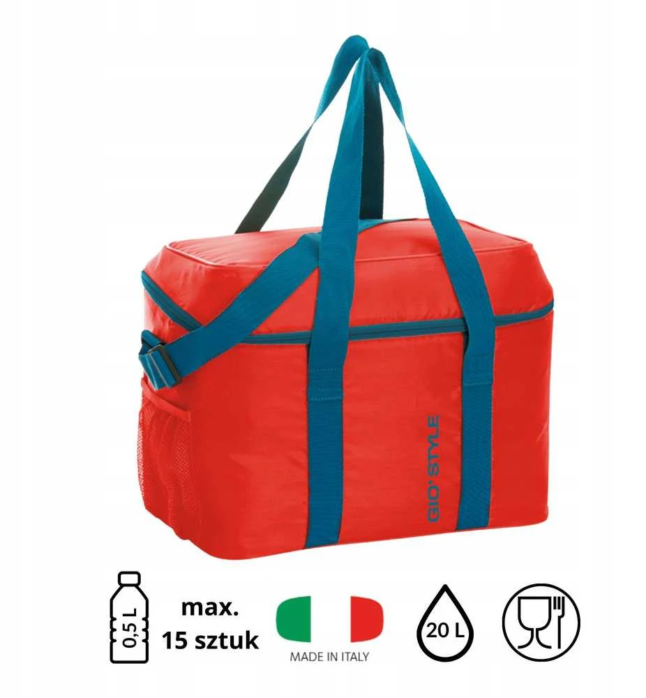 Style Thermal bag Frio 20 assorted, light mėlynas/žalias/red