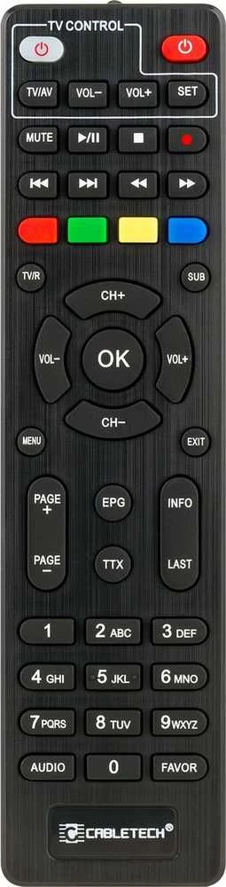 Cabletech URZ0336C/URZ0336B imtuvo nuotolinio valdymo pultas