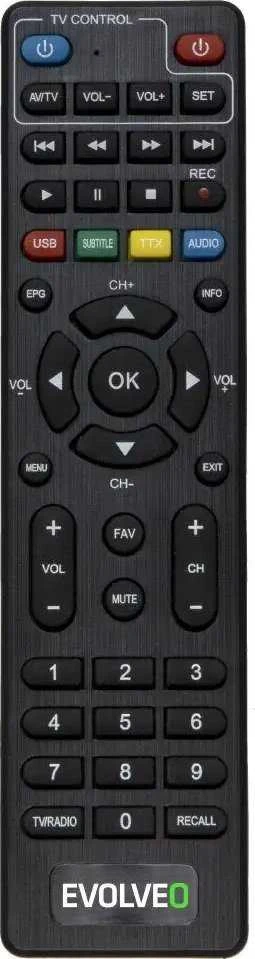 Pilot RTV Evolveo Alpha T2, HD DVB-T2 H.265/HEVC rekordér