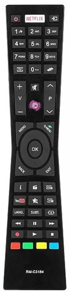 Pilot RTV JVC originalus televizoriaus nuotolinio valdymo pultas RM-C3184 Juodas