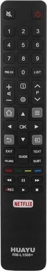 Pilot RTV Lamex HQ LXP1508 TV remote control THOMSON LCD / RM-L1508 / Juodas