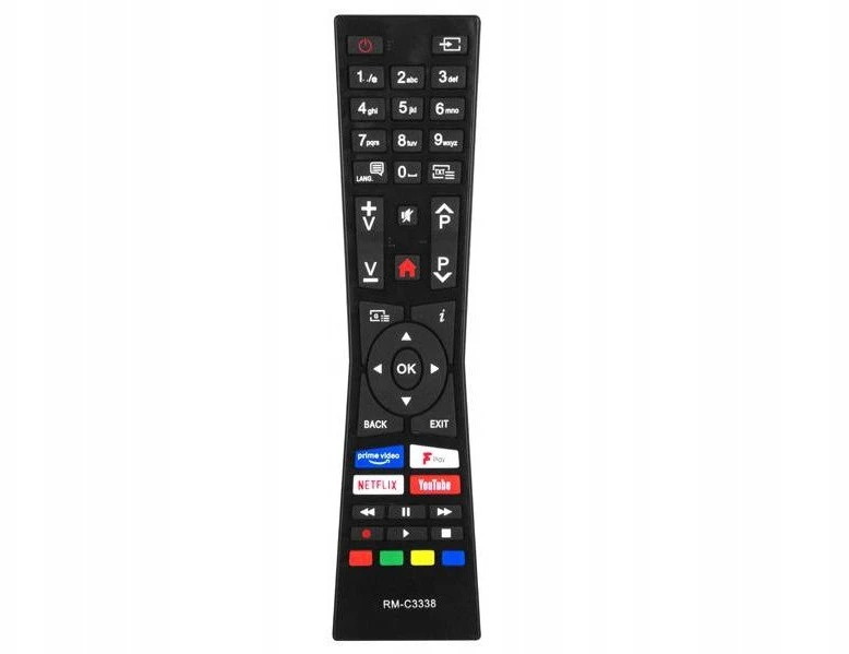 Pilot RTV Lamex Lamex LXP3338 TV remote control TV LCD / LED JVC / VESTEL / HYUNDAI RM-C3338 NETFLIX / YOUTUBE / PRIME VIDEO