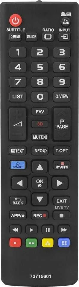 HQ LXP1502 LG televizorius Universalus pultelis Juodas