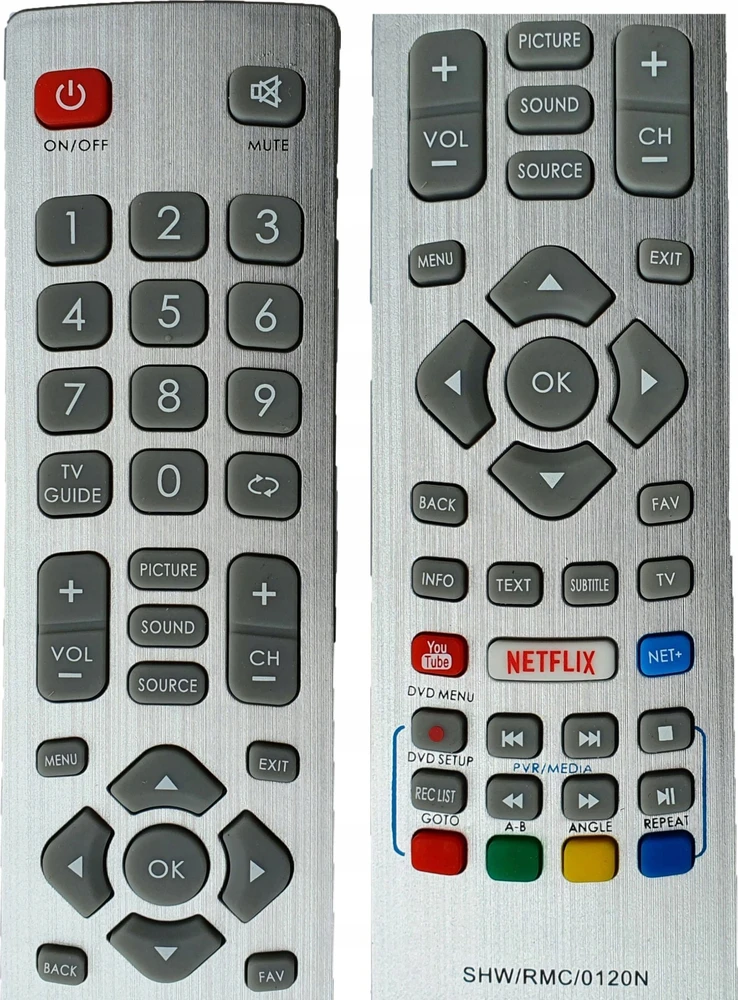 Lamex LXP0120N televizoriaus nuotolinio valdymo pultas LCD SHARP AQUOS SHW / RMC / 0120N