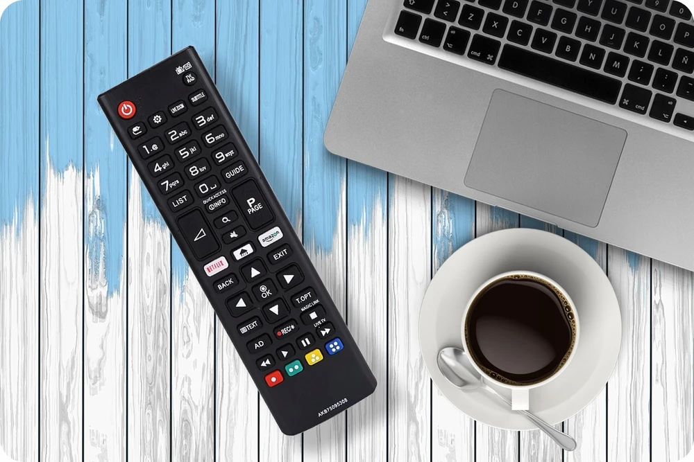HQ LTC nuotolinio valdymo pultas skirtas LG AKB75095308 SMART NETFLIX televizoriams