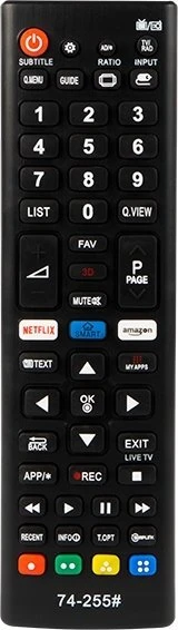 HQ LTC nuotolinio valdymo pultas skirtas LG AKB75095308 SMART NETFLIX televizoriams