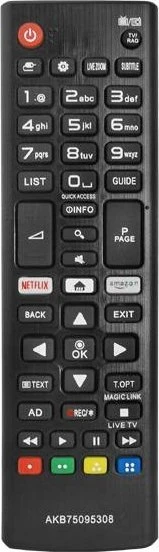 HQ LTC nuotolinio valdymo pultas skirtas LG AKB75095308 SMART NETFLIX televizoriams