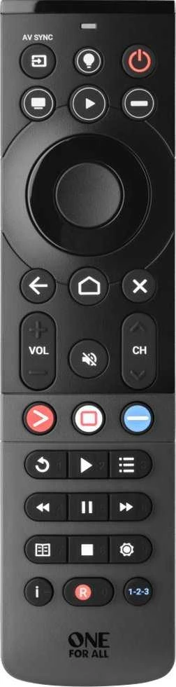 Pilot RTV One For All One for All Smart Streamer Remote URC 7945, nuotolinio valdymo pultas (juodas)