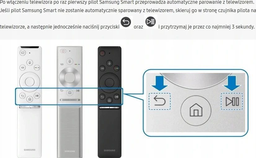 „Pilot RTV Samsung“ išmanusis nuotolinio valdymo pultas (2020 m. „Samsung 21“ televizorius)