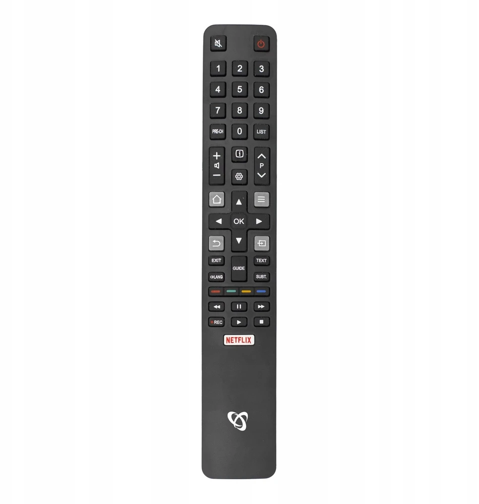 SBOX Remote Control for TCL TV, Juodas (RC-01406)