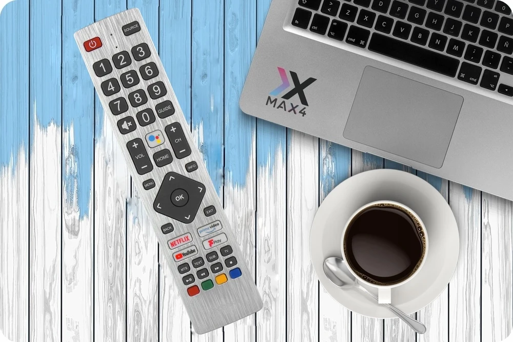 Pilot TV LCD TECHNIKA,SHARP TEF/RMC/0015N,NETFLIX,YOUTUBE , ANDROID