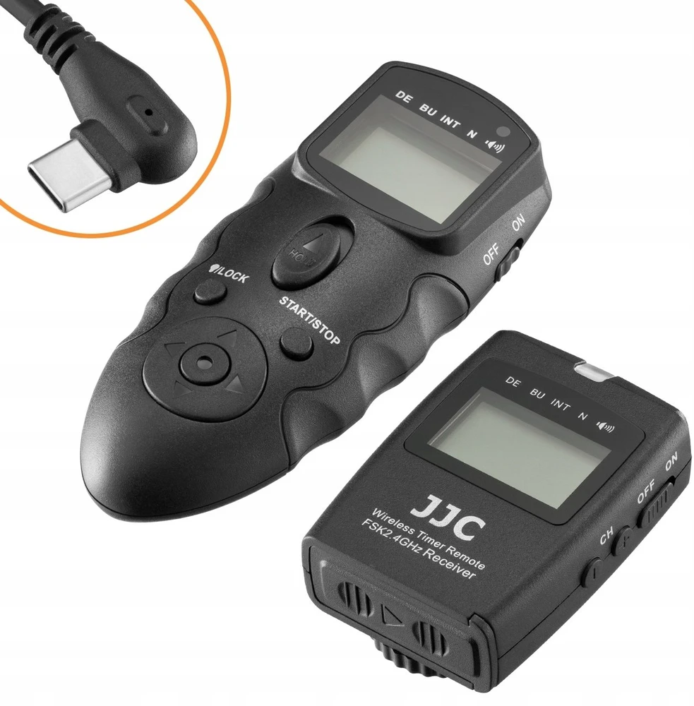 JJC Pilot bevielis nuotolinio valdymo pultelis su laidu - rinkinys WT-868+CABLE-D2, skirtas Panasonic S9, G100D