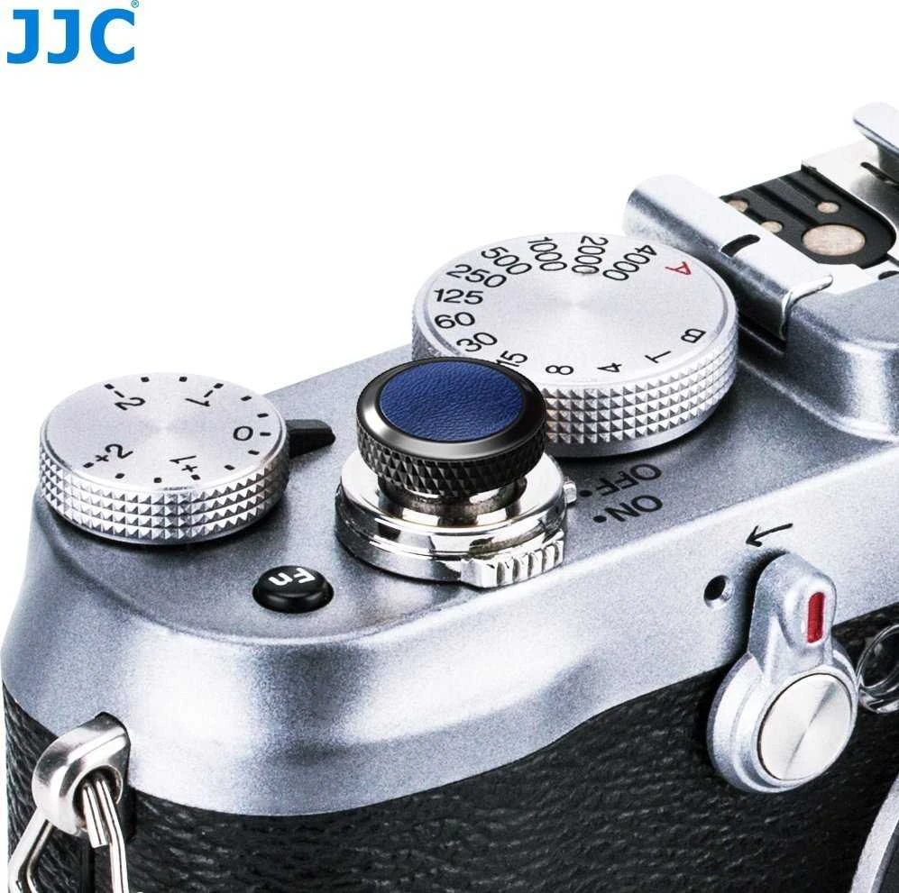 Nuotolinio valdymo / kabelio atleidimo mygtukas JJC, užrakto atleidimo mygtukas SRB Deluxe, minkštas, juodas ir mėlynas