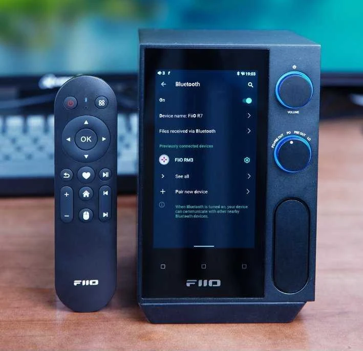 FiiO RM3 RTV nuotolinio valdymo pultas - Bluetooth nuotolinio valdymo pultas skirtas FiiO su R serijos gaminiams