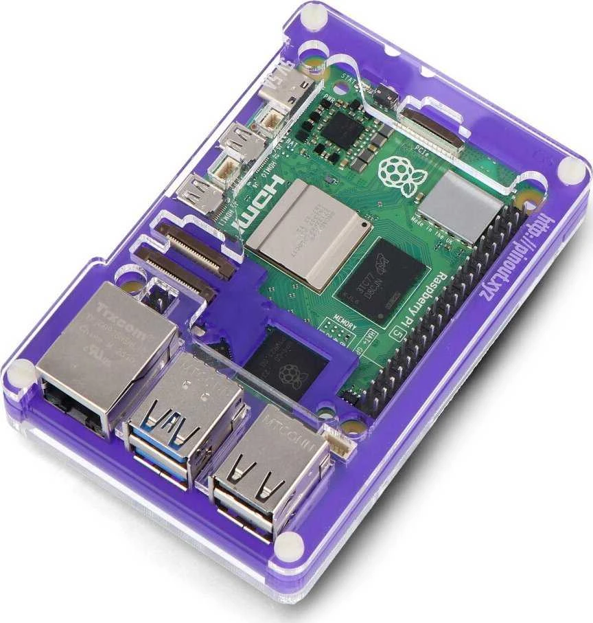 Pibow Coupe 5 – Raspberry Pi 5 dėklas – Royale – PiMoroni PIM679