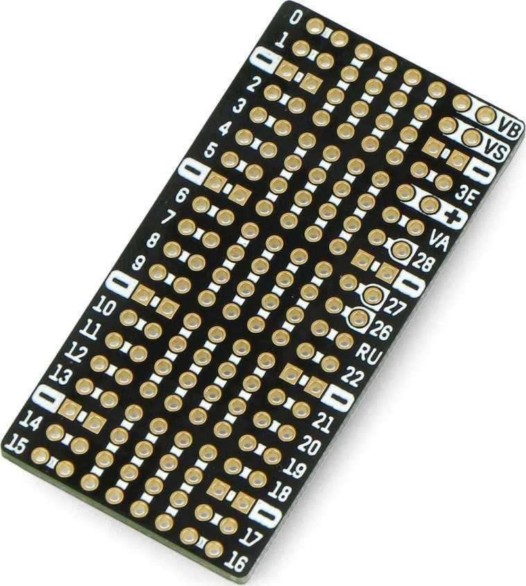 Pimoroni Pico Proto plokštė su numeruotais kontaktais