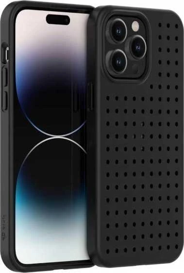 Pinit Rinkinys Dėklas Pinit Dynamic + Tattoo Pin iPhone 14 Pro Max 6.7'' juoda/juodas wzór 2